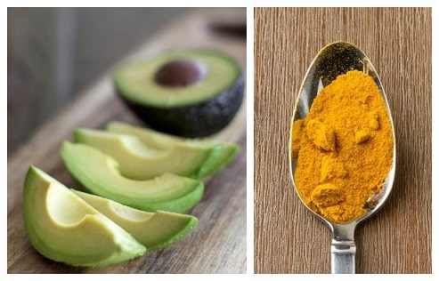 turmeric inflammation avocado sprinkle